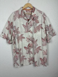 Camicia hawaiana uomo Tommy Bahama taglia XL seta tropicale spiaggia vacanza crociera - Foto 1 di 10