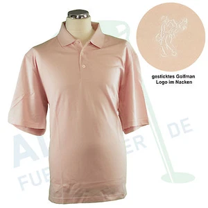 Ashworth EZ Tech Hybrid Polo 55% Baumwolle 45% Polyester pink sand XL / 2XL OVP - Bild 1 von 1