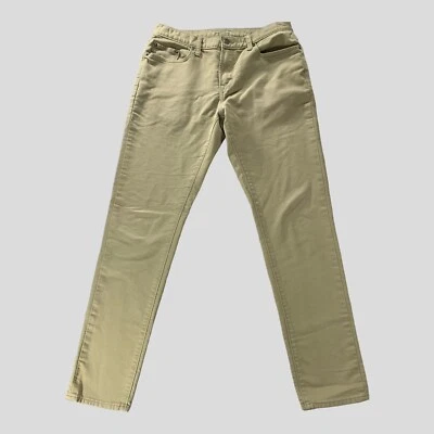 Jean de viaje Banana Republic para hombre 31x30,5 calce deportivo recto caqui Foto 1 de 4