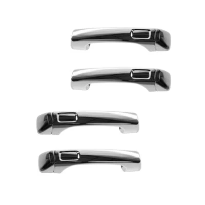 Manija de puerta exterior cromada delantera trasera 4 piezas L&R para Hummer H3 H3T 09-10 Foto 1 de 4