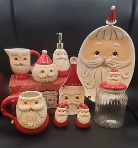 Johanna Parker Babbo Natale Lotto Piatto, Tazza, Bidone, + Altro - Foto 1 di 1