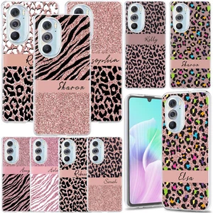 Glitter Printed Case For Motorola Moto G Stylus G Power Personalised Phone Cover - Photo 1 sur 102