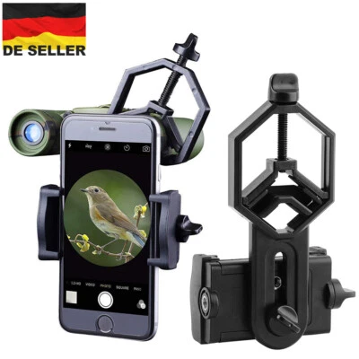 Smartphone Handy Halterung Für Teleskop Spektiv Fernglas Monokular Mikroskop - Bild 1 von 4
