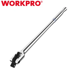 WORKPRO 16" Length Dual Drive Breaker Bar 3/8" 1/2" Drive Heavy Duty Breaker Bar - Picture 1 of 10