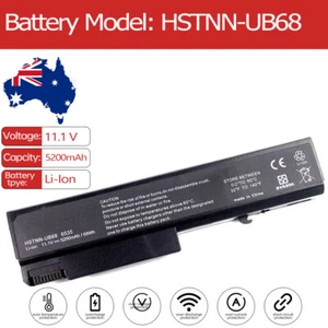 HSTNN-UB68 Battery for HP EliteBook 6930p 8440p ProBook 6450b 6540b 6550b 6555b - Picture 1 of 6