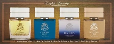 Juego de viaje de 4 piezas de lavandería inglesa para hombre - arrogante - Riviera - Notting Hill - Oxford azul Foto 1 de 2