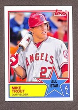 2013 Topps Archives #83-MT Mike Trout 1983 Topps All Star Insert