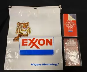 Lote de 5 bolsas de basura publicitarias vintage Exxon Tony The Tiger Car - Imagen 1 de 5
