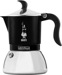 Bialetti moka caffettiera Fiammetta Induction 2 tazze induzione nera - Rotex - Foto 1 di 5