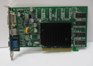 Dell Nvidia CN#0G0001-44571 VGA/DVI/S-Video 128MB AGP Video Graphics Card - Picture 1 of 5