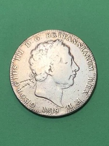 1819 Great Britain Silver Crown (A1034) - Picture 1 of 4