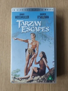 Tarzan Escapes VHS Cassette - In Original Black & White - New - Picture 1 of 3