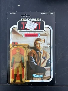Vintage Star Wars ROTJ General Madine New 77 Back Cracked but intact Blister - Picture 1 of 5