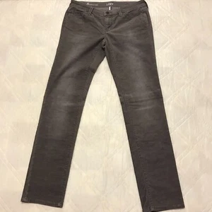 Loft sz 28/6 modern slim gray corduroy pants - Picture 1 of 5