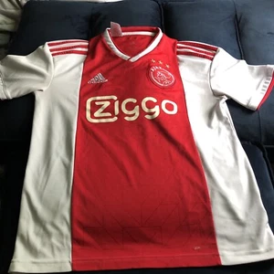Ajax Amsterdam Home Football 2018 2019 Jersey Red Adidas Trikot Men Size Kids L - Picture 1 of 7