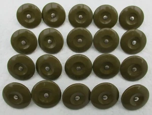 20x UK Army:"DENIM BATTLEDRESS BLOUSE BUTTONS"(19mm, BD, ATS Overalls, Fatigues) - Picture 1 of 3