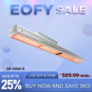 Mars Hydro SP3000R Red Spectrum LED Grow Light Bar 2X4FT for Greenhouse Flower - Picture 1 of 13