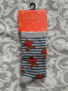 Kids Christmas Socks Uk Size 12.5-3.5 - Picture 1 of 2