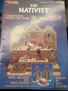 THE NATIVITY - 2 dimentional DIY set - Cross Stitch Leaflet #270 (s1) - Picture 1 of 5