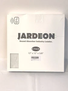 Jardeon Sound Absorber Industry Leader 12"×12"×3/8" (6pack) Grey - Picture 1 of 2