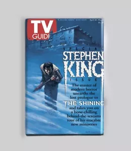 STEPHEN KING / TV GUIDE - 2"x3" POSTER MAGNET Retro 80er 90er Horror glänzend - Bild 1 von 2