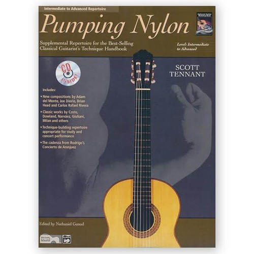 Pumping Nylon MUSIC BOOK/CD Intermediate to Advanced REPERTOIRE TENNANT