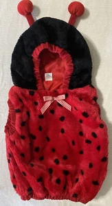 Celebration Halloween Infant Plush Ladybug Hooded Vest Costume 12-24 Months - Picture 1 of 3