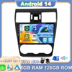 128GB For Subaru Forester XV/WRX 2012-2018 Android 14 GPS Car Stereo CarPlay DSP - Picture 1 of 17