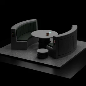 Nevarro Cantina Seat for 3.75 in Figure Diorama - Picture 1 of 8