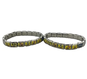 Doble Pulsera Niño Disney MICKEY Elástico Acero Inoxidable Y Caja De Regalo - Imagen 1 de 12