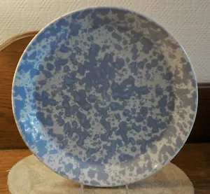Bennington Potters Vermont Morning Glory Blue 1669 10.25" Dinner Plate - Picture 1 of 5