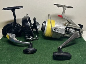VINTAGE FISHING REELS : 2 REELS ONE MADE BY DAIWA AND 1 OTHER SEA FISHING? - Picture 1 of 7