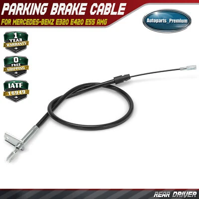 Кабель стояночного тормоза заднего водителя для Mercedes-Benz E320 1996-2003 E420 E55 AMG - Изображение 1 из 4
