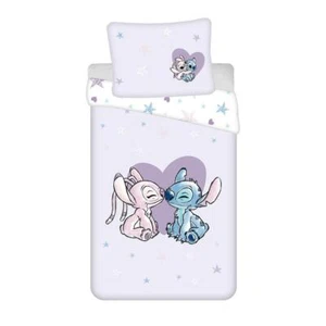Lilo Y Stitch Funda Edredón Individual Juego 100% Algodón Europeo Talla Corazón - Imagen 1 de 7