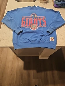 Vtg New York Giants Sweatshirt; NUTMEG Member Club Style Size L, 4/56 - Picture 1 of 11