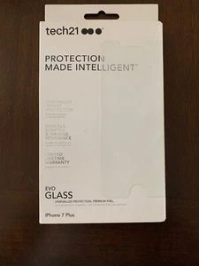 TECH 21 EVO GLASS SCREEN PROTECTOR FOR* IPHONE 7 PLUS & IPHONE 8 PLUS* - Picture 1 of 6