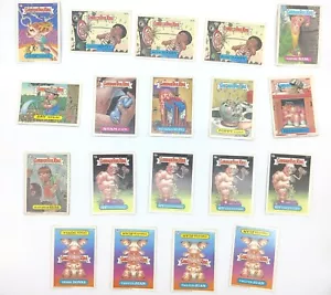 Vintage 1988 Müll Eimer Kinder Karten Aufkleber SIE WÄHLEN EINE 503a-602b Singles GPK - Bild 1 von 25