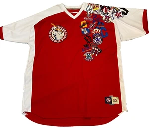 Headgear Negro League Museum Baseball Jersey Team Patches Red White 2x 3x - Picture 1 of 12