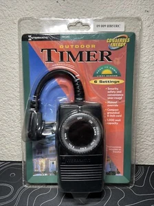 Intermatic OUTDOOR TIMER 6 Settings Dusk Dawn Light Sensor HB51RC 1000W SECURITY - Picture 1 of 2
