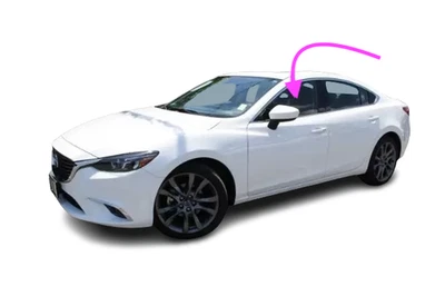 Fits: 2014-2016 Mazda 6 4D Sedan Front Left Driver Side Door Window Glass - Image 1 of 4