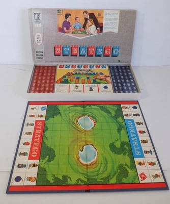 SUPER NICE 1961 1962 Stratego Vintage Milton Bradley Board Game Complete - Image 1 of 4