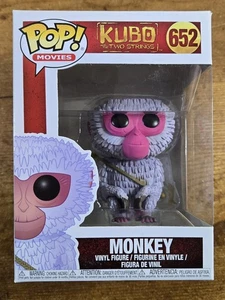 VAULTS Funko POP! Kubo and the Two Strings #652 Monkey, 2018 In Protector, Neu - Bild 1 von 7