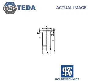 89861110 MANICOTTO RIVESTIMENTO CILINDRO KOLBENSCHMIDT STD NUOVO RICAMBIO OE - Foto 1 di 5