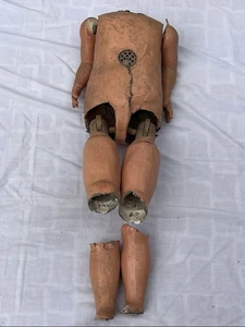 Antique Papier-Mache Doll Body - Picture 1 of 4