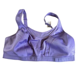 Lila kabelloser Sport BH 42DDD High Impact Activewear Training Gym - Bild 1 von 8