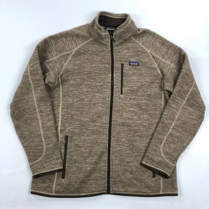 Patagonia Better Sweater Jacket Mens XL Full Zip Brown Tan Fleece - Picture 1 of 11
