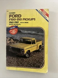 Clymer Ford F100 - F350 Pickup Trucks 1969-1986 Shop Repair Manual Gas & Diesel - Bild 1 von 15