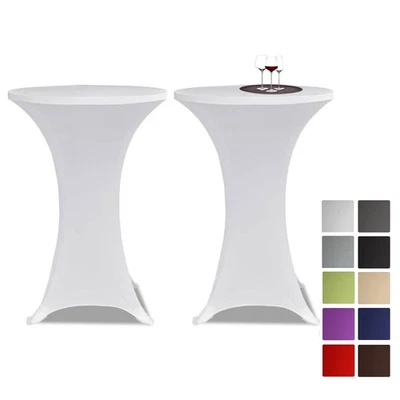 2/4 er Set Stehtischhusse Stretch Husse Stehtisch Hussen Stehtischhussen Tisch - Bild 1 von 4