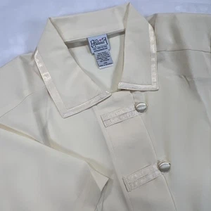 Camisa de Colección Haband Para Hombre Talla Mediana Amarilla Manga Corta Botones. 100% poliéster - Imagen 1 de 9