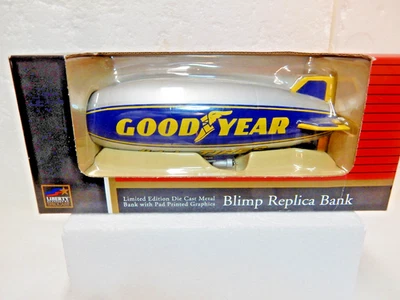Banco de monedas fundidas a presión Liberty Classics Goodyear Blimp - #36006 ¡Caja original como nueva! Foto 1 de 4